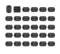 PATIKIL Multi Purpose Rubber Spacer, 50Pcs 3mm ID x 10mm OD x 10mm T Neoprene Round Anti-Vibration Isolation Pads Isolator Rubber Bushings Spacer Washer for HVAC Bolts Car Accessories