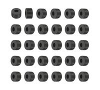 PATIKIL Multi Purpose Rubber Spacer, 50Pcs 6mm ID x 12mm OD x 7mm T Neoprene Round Anti-Vibration Isolation Pads Isolator Rubber Bushings Spacer Washer for HVAC Bolts Car Accessories