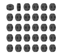 PATIKIL Multi Purpose Rubber Spacer, 50Pcs 6mm ID x 20mm OD x 6mm T Neoprene Round Anti-Vibration Isolation Pads Isolator Rubber Bushings Spacer Washer for HVAC Bolts Car Accessories