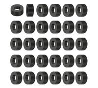 PATIKIL Multi Purpose Rubber Spacer, 8mm ID x 15mm OD x 6mm T Neoprene Round Anti-Vibration Isolation Pads Isolator Rubber Bushings Spacer Washer for HVAC Bolts Car Accessories