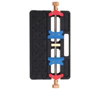 PATIKIL Multifunctional PCB Fixing Holder,3.5"x7.4"x0.6" PCB Circuit Board Holder Dual Axis High-Temperature Resistant Positioning Clamp Maintenance Fixture for Phone Repair,1 Set Black
