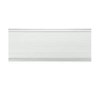 PATIKIL Nameplate Holder for Door or Wall, Aluminum Name Plate Suitable 3.2x9.4" Image for Office Business Meeting Room, Silver