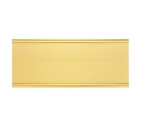 PATIKIL Nameplate Holder for Door or Wall, Aluminum Name Plate Suitable 4.2x11" Image for Office Business Meeting Room, Gold