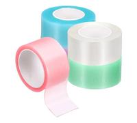 PATIKIL Nano Tape 2 x 39 Inch, 5 Pcs Double Sided Nano Bubble Tape, Adhesive DIY Arts Crafts Ball Maker for Arts DIY Crafts Birthday Parties Home Play, Pink/Blue/Purple/Green/Transparent