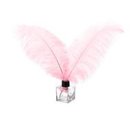 PATIKIL Natural Ostrich Feathers Bulk 10-12in/25-30cm Light Pink 30pcs | Large Ostrich Feathers for Crafts Home Decoration Wedding Party Vase Decor