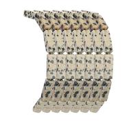 PATIKIL Natural Rectangle Tube Beads, 15 Inch Cylinder Loose Column Gemstone Spacer Beads Crystal Stones, Yellow/Black, 58 Beads