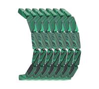 PATIKIL Natural Rectangle Tube Beads, 15 Inch Cylinder Loose Column Gemstone Spacer Beads Crystal Stones, Dark Green, 58 Beads