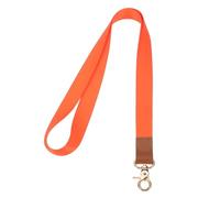 PATIKIL Neck Lanyard, 1 Set Long ID Badge Lanyard with Lobster Clasp for Teacher Women Men Keychain Lanyard Strap for Wallet Keys ID Card Whistle, Orange
