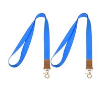 PATIKIL Neck Lanyard, 2 Set Long ID Badge Lanyard with Lobster Clasp for Teacher Women Men Keychain Lanyard Strap for Wallet Keys ID Card Whistle, Blue