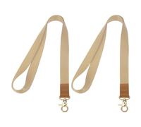 PATIKIL Neck Lanyard, 2 Set Long ID Badge Lanyard with Lobster Clasp for Teacher Women Men Keychain Lanyard Strap for Wallet Keys ID Card Whistle, Khaki