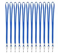 PATIKIL Neck Lanyards, 100 Pack Neck Lanyards Bulk Long Strap with Swivel Hook Clip for ID Badge Holder, Name Tag, Keys, Office, Teachers, Business, Blue