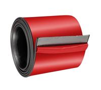 PATIKIL Neoprene Rubber Strips 125mm Wide x 3mm Thick x 1.5 Meters Long, Self Adhesive Solid Rubber Sheet for Shock Absorption Gasket DIY Crafts Sealing Weather Striping, Black