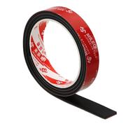 PATIKIL Neoprene Rubber Strips 20mm Wide x 3mm Thick x 1 Meter Long, Self Adhesive Solid Rubber Sheet for Shock Absorption Gasket DIY Crafts Sealing Weather Striping, Black