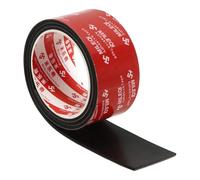 PATIKIL Neoprene Rubber Strips 50mm Wide x 3mm Thick x 1 Meter Long, Self Adhesive Solid Rubber Sheet for Shock Absorption Gasket DIY Crafts Sealing Weather Striping, Black