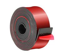 PATIKIL Neoprene Rubber Strips 50mm Wide x 3mm Thick x 3 Meters Long, Self Adhesive Solid Rubber Sheet for Shock Absorption Gasket DIY Crafts Sealing Weather Striping, Black