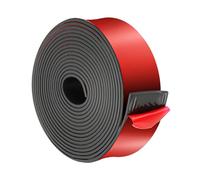 PATIKIL Neoprene Rubber Strips 50mm Wide x 3mm Thick x 4.5 Meters Long, Self Adhesive Solid Rubber Sheet for Shock Absorption Gasket DIY Crafts Sealing Weather Striping, Black