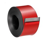 PATIKIL Neoprene Rubber Strips 75mm Wide x 2mm Thick x 3 Meters Long, Self Adhesive Solid Rubber Sheet for Shock Absorption Gasket DIY Crafts Sealing Weather Striping, Black