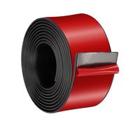 PATIKIL Neoprene Rubber Strips 75mm Wide x 3mm Thick x 3 Meters Long, Self Adhesive Solid Rubber Sheet for Shock Absorption Gasket DIY Crafts Sealing Weather Striping, Black