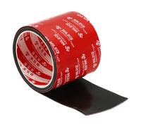 PATIKIL Neoprene Rubber Strips 80mm Wide x 2mm Thick x 1 Meter Long, Self Adhesive Solid Rubber Sheet for Shock Absorption Gasket DIY Crafts Sealing Weather Striping, Black