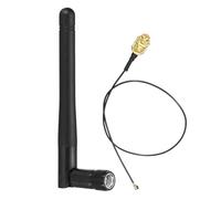PATIKIL Network Antenna 2.4Ghz 3dBi, 11.8 Inch UFL to RP-SMA Female Pigtail Cable Wireless Card Antenna for Mini PCIe Card Wireless Routers PC Desktop Repeater FPV Drone