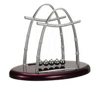 PATIKIL Newtons Cradle, Newton's Cradle Pendulum 5 Balance Balls Desk Toys Gravity Ball Cool Funny for Physics Toys Adults Science Men Office Desk Decor Home Gift, Sailboat, S