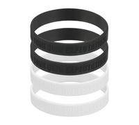PATIKIL Nothing Impossible Motivational Wristbands, Personalized Bands with Text Rubber Bracelets for Workouts