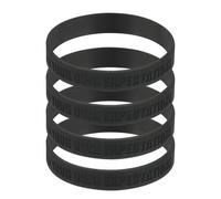 PATIKIL Nothing Impossible Motivational Wristbands, Personalized Bands with Text Rubber Bracelets for Workouts