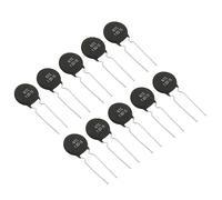 PATIKIL NTC Thermistors Resistors, 10Pcs 1.5 Ohm NTC 1.5 D-15 High Sensitivity Current Limiter Temperature Sensor for Measuring Temperature Black