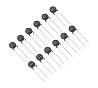 PATIKIL NTC Thermistors Resistors, 12Pcs 5 Ohm 4A NTC5D-11 High Sensitivity Inrush Current Limiter Negative Temperature Coefficient Thermistor Temperature Sensor for Measuring Temperature