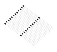 PATIKIL NTC Thermistors Resistors, 24Pcs 10K Ohm MF52-103 5% Accuracy High Sensitivity Current Limiter Temperature Sensor for Measuring Temperature Black