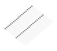 PATIKIL NTC Thermistors Resistors, 50Pcs 100K Ohm MF52A-104 1% Accuracy High Sensitivity Current Limiter Temperature Sensor for Measuring Temperature Black