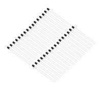 PATIKIL NTC Thermistors Resistors, 50Pcs 10K Ohm MF52-103 5% Accuracy High Sensitivity Current Limiter Temperature Sensor for Measuring Temperature Black