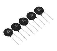 PATIKIL NTC Thermistors Resistors, 5Pcs 3 Ohm NTC 3 D-20 High Sensitivity Current Limiter Temperature Sensor for Measuring Temperature Black