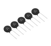 PATIKIL NTC Thermistors Resistors, 5Pcs 5 Ohm NTC 5 D-20 High Sensitivity Current Limiter Temperature Sensor for Measuring Temperature Black