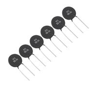 PATIKIL NTC Thermistors Resistors, 6Pcs 5 Ohm 7A NTC5D-20 High Sensitivity Inrush Current Limiter Negative Temperature Coefficient Thermistor Temperature Sensor for Measuring Temperature