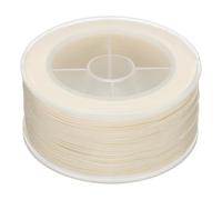 PATIKIL Nylon Cord 0.8mm x 71 Yards, Bracelet String Braided Nylon Thread Chinese Knotting Cord for Jewelry Making Beading Necklaces Blind Wind Chimes, Light Yellow