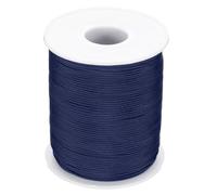 PATIKIL Nylon Cord 1mm x 109 Yards, Bracelet String Braided Nylon Thread Chinese Knotting Cord for Jewelry Making Beading Necklaces Blind Wind Chimes, Blue