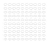 PATIKIL Nylon Flat Washers 6mm ID 12mm OD 1.5mm Thick M6 Hard Plastic Round Sealing Flange Gaskets-Applications for Machinery Electronics -[Qty 200 White]