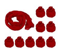PATIKIL Nylon Stockings DIY Flower, 10Pcs Stocking Flower Fabric Material Tensile Silk Stocking Flowers for DIY Flower Making Wedding Crafts Home Decoration, Dark Red