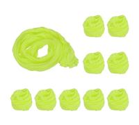 PATIKIL Nylon Stockings DIY Flower, 10Pcs Stocking Flower Fabric Material Tensile Silk Stocking Flowers for DIY Flower Making Wedding Crafts Home Decoration, Light Green