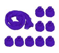 PATIKIL Nylon Stockings DIY Flower, 10Pcs Stocking Flower Fabric Material Tensile Silk Stocking Flowers for DIY Flower Making Wedding Crafts Home Decoration, Violet