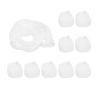 PATIKIL Nylon Stockings DIY Flower, 10Pcs Stocking Flower Fabric Material Tensile Silk Stocking Flowers for DIY Flower Making Wedding Crafts Home Decoration, White