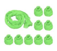 PATIKIL Nylon Stockings DIY Flower, 10Pcs Stocking Flower Fabric Material Tensile Silk Stocking Flowers for DIY Flower Making Wedding Crafts Home Decoration, Green