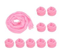 PATIKIL Nylon Stockings DIY Flower, 10Pcs Stocking Flower Fabric Material Tensile Silk Stocking Flowers for DIY Flower Making Wedding Crafts Home Decoration, Light Pink