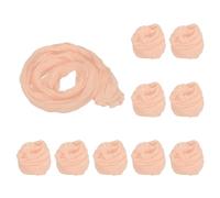 PATIKIL Nylon Stockings DIY Flower, 10Pcs Stocking Flower Fabric Material Tensile Silk Stocking Flowers for DIY Flower Making Wedding Crafts Home Decoration, Champagne