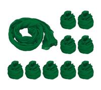 PATIKIL Nylon Stockings DIY Flower, 10Pcs Stocking Flower Fabric Material Tensile Silk Stocking Flowers for DIY Flower Making Wedding Crafts Home Decoration, Dark Green
