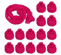 PATIKIL Nylon Stockings DIY Flower, 15Pcs Stocking Flower Fabric Material Tensile Silk Stocking Flowers for DIY Flower Making Wedding Crafts Home Decoration, Light Coral Pink