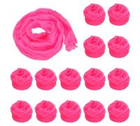PATIKIL Nylon Stockings DIY Flower, 15Pcs Stocking Flower Fabric Material Tensile Silk Stocking Flowers for DIY Flower Making Wedding Crafts Home Decoration, Magenta