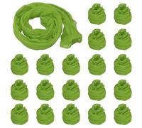 PATIKIL Nylon Stockings DIY Flower, 20Pcs Stocking Flower Fabric Material Tensile Silk Stocking Flowers for DIY Flower Making Wedding Crafts Home Decoration, Lawn Green
