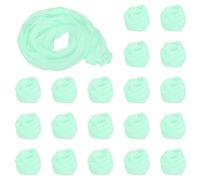 PATIKIL Nylon Stockings DIY Flower, 20Pcs Stocking Flower Fabric Material Tensile Silk Stocking Flowers for DIY Flower Making Wedding Crafts Home Decoration, Light Sky Blue